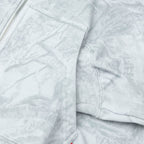 Snow Camo Eye Logo Zip-Up Hoodie - Washed White