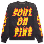 Soul on Fire L/S Tee - Black