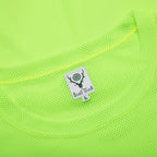 Crew Neck S/S Shirt Knit Mesh - Neon Green