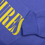 Split Zip Hoodie - Blue