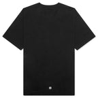 Flowers Cotton T-Shirt - Black