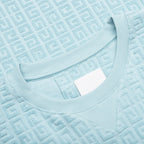 4G Cotton Towelling T-Shirt - Sky Blue