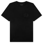 Embroidered Floral Logo Standard - Black