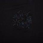 Embroidered Floral Logo Standard - Black