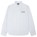 Standard L/S Shirt Logo - Blue Stripe