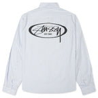 Standard L/S Shirt Logo - Blue Stripe