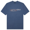 Stretch Pigment Dyed Tee - Navy