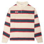 Stripe L/S Rugby - Beige