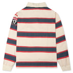 Stripe L/S Rugby - Beige