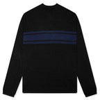 Lightweight Striped Sweater - Black