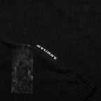 Lightweight Striped Sweater - Black