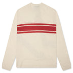 Lightweight Striped Sweater - Bone