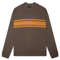Lightweight Striped Sweater - Brown