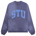 Stu Applique Crew - Blue