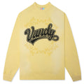 Stud Logo Washed L/S Paisley -  Washed Yellow