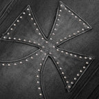 Studded Chopper Carpenter Pant - Vintage Black