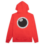 8 Ball Dot Hoodie - Red