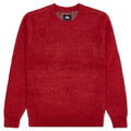 8 Ball Heavy Brushed Mohair Sweater - Red
