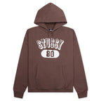 Stussy 80 Relaxed Hood - Brown