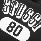 Stussy 80 Relaxed Hood - Washed Black