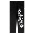 Airbrush Icon Beach Pant - Black