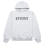Felt Applique Hoodie - Ash Heather