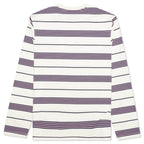 Asher Stripe L/S Crew - Natural
