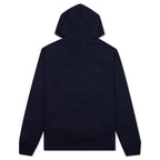 Back Hood Applique Hoodie - Navy
