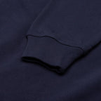 Back Hood Applique Hoodie - Navy
