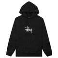 Basic Applique Hoodie - Black