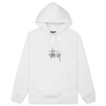 Basic Applique Hoodie - White