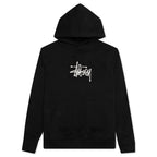 Basic Applique Hoodie - Black