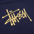 Basic Applique Hoodie - Navy