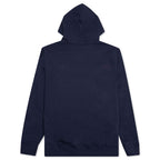 Basic Applique Hoodie - Navy