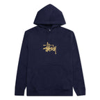 Basic Applique Hoodie - Navy