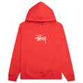 Basic Applique Hoodie - Red