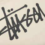 Basic Stussy Hoodie - Khaki