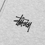 Basic Zip Hoodie - Ash Heather
