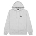 Basic Zip Hoodie - Ash Heather