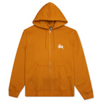 Basic Zip Hoodie - Carmel