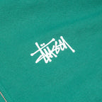 Basic Zip Hoodie - Dark Green