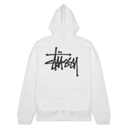 Basic Zip Hoodie - White