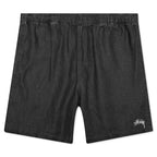 Boxy Linen Short - Black