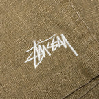 Boxy Linen Short - Olive