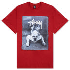 Bulldog Tee - Dark Red