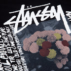 Camellias Pigment Dyed Tee - Black