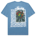 Camellias Pigment Dyed Tee - Blue
