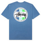 Classic Dot Pigment Dyed Tee - Blue