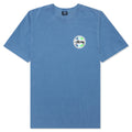 Classic Dot Pigment Dyed Tee - Blue