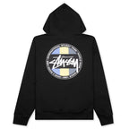 Classic Dot Zip Hoodie - Black